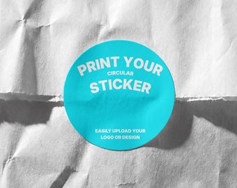 Personalised Sticker Printing | Logo Sticker | Circle Stickers | Thank You Stickers | Custom Stickers | Round Stickers |  Sticker Sheet