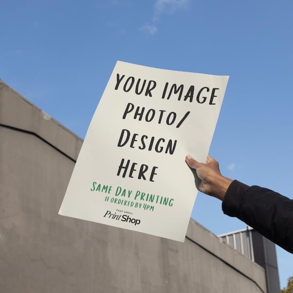 Your Photo Image Design to Print Large Custom Poster Art personalised Gift A1 A2 A3 A4 A5 A6, print my photo image download, print service
