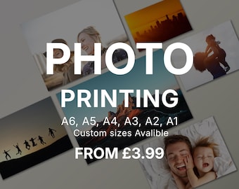 Impresión de fotos - Imprime tu foto - A1, A2, A3, A4, A4 - Servicio de impresión