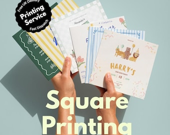 Square Printing Service | Print My Square Design | Printing Service | Canva Printing | Invitation Printing | Fast Printing | Wedding Print