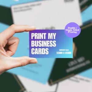 Print my Business Cards | Business Card Printing | Fast Printing | Printing service | Print Canva Business Card Design | Canva Printing