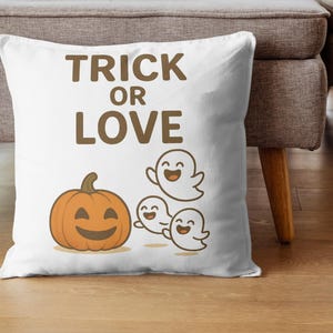 Cute Chibi Halloween PNG | Funny Ghosts & Jack O Lantern Clipart | Transparent Background Digital Download | Trick or Treat Art