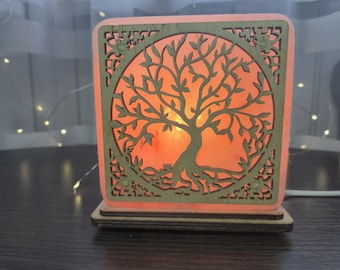 Tree of Life Himalayan Salt Lamp 5.5" 4.2lbs | Gift Box | Dimmer Switch