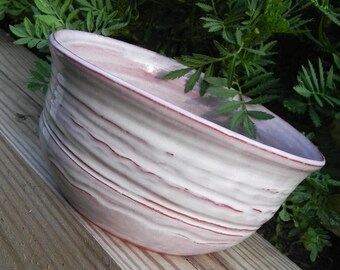 Pale Pink Terra Cotta Bowl