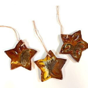 Sterrenornamenten — terracotta