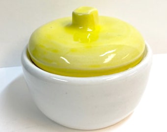 Yellow & Vanilla Cream Jar