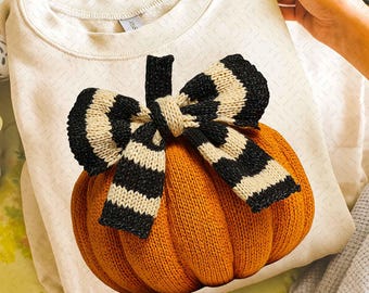 Faux Yarn Pumpkin Png, Coquette Pumpkin Png, Faux Yarn Fall Png, Preppy Pumpkin Png, Thanksgiving Png, Latch Hook Yarn Crochet Pumpkin Png