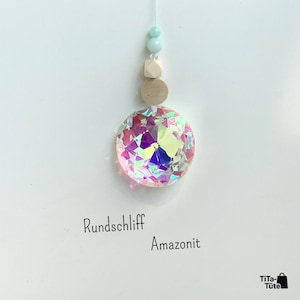 Energy suncatcher with genuine gemstone & crystal – decoration – rainbow – gift idea – for windows, rooms and gardens. Energy light! (Note: The last sentence appears to be a fragment and is omitted.) image 10