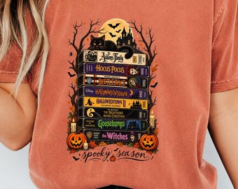 Comfort Colors Horror Movie Halloween Shirt, Spooky Season Tee, Witchy VHS Tee