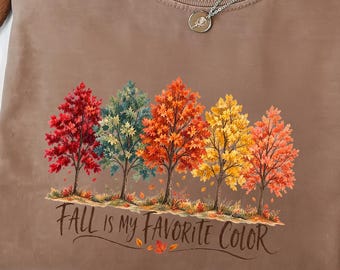 Comfort Colors Fall Tree T-Shirt, Autumn Tee, Fall Favorite Season Shirt