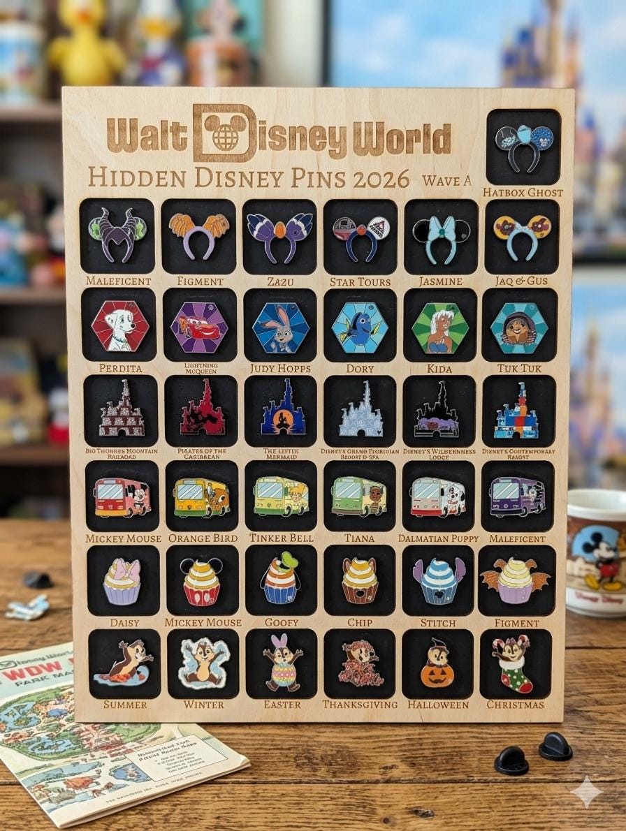 Disneyland Pin Shadow Box - Etsy