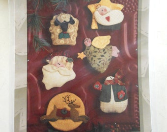 Pattern: Christmas Magnetism by Art to Heart - Angel, Santa, Snowman, Baby Jesus, Lamb, Reindeer