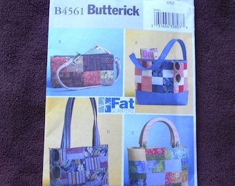 Butterick 4561 Fat Quarters Handbags