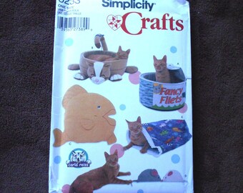 Simplicity 5233 Crafts Cat Beds Pillows