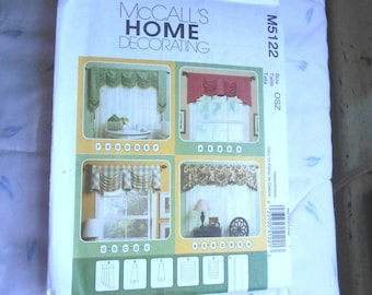 McCall's 5122 Home Decorating Mix 'n Match Valance Styles