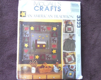 McCall's 3323 Quilt, Apron, Pillows, Tote, Placemat