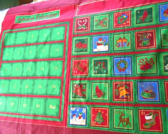 Advent Calendar - Sewing Fabric Panel (#259)