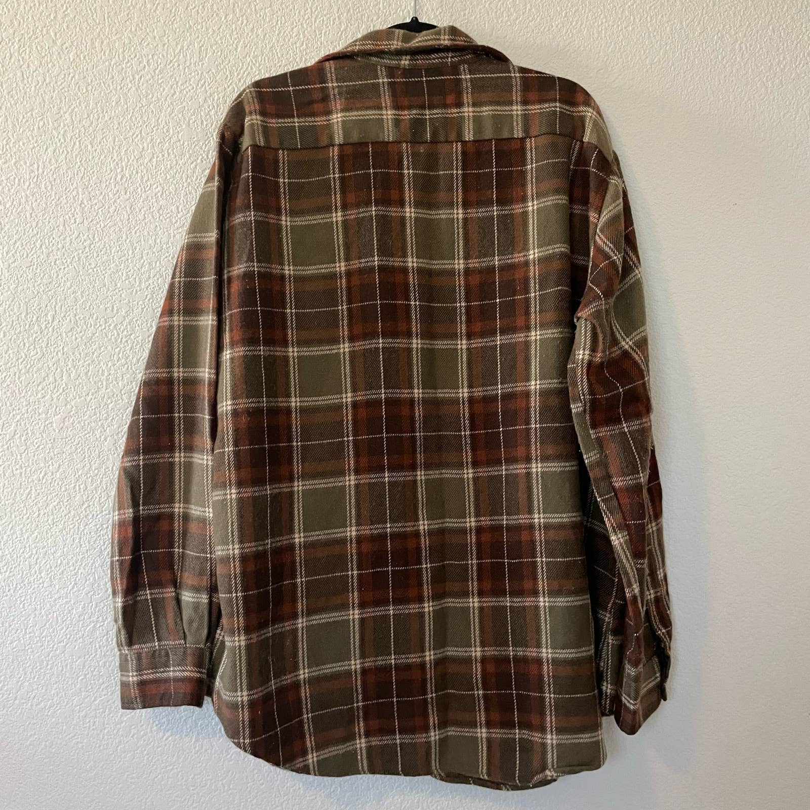 Vintage 70s JC Penney Oversized Plaid Flannel Shirt Jacket - Etsy
