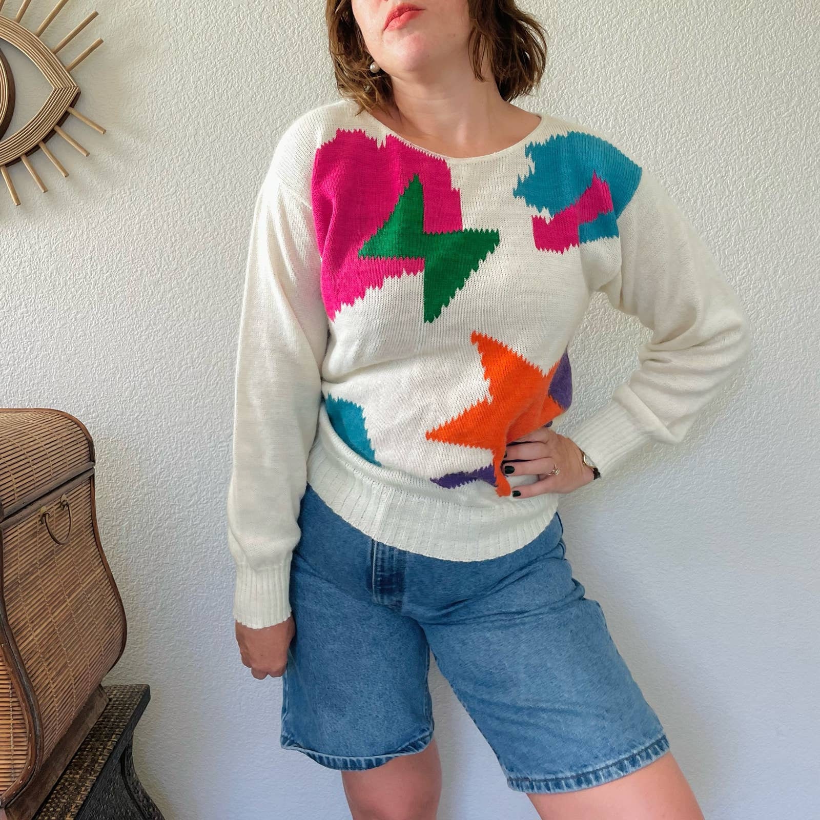 Graphic Sweater Etsy