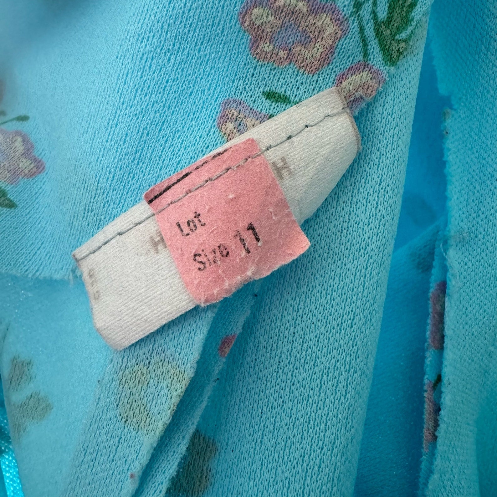 VINTAGE 60s 70s WHITE BLUE GREEN DAISY POPPY FLORAL BOHO PRAIRIE MAXI DRESS 8