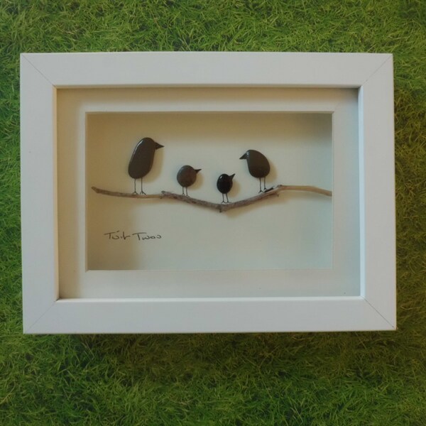 Pebble Art - 'twit  twoo'