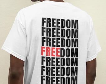 Frihet mental hälsa medvetenhet t-shirt | Mental hälsa frihet t-shirt