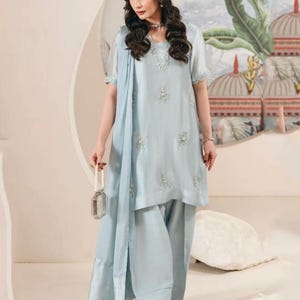 eastern casual dresses 3PC Summer lawn suit (MR-01)
