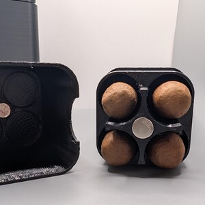 Zigarrenetui 4er mit Magnetverschluss – personalisierbar mit Gravur – Geschenk für Männer - classic image 4