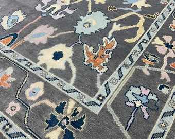 Oushak style Hand Knotted Rug 4x6, 5x8, 6x9, 8x10, 9x12, 10x14 ft Handmade Rugs for Living Room - Antique Style Contemporary rug