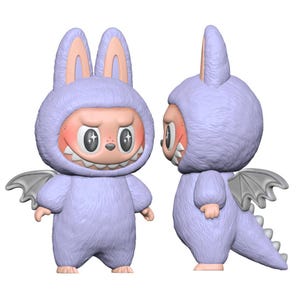 Cute labubu 3D STL Files, Labubu 3D Printable Modelstl, 3mf ,3D printing file for sla and fdm printers