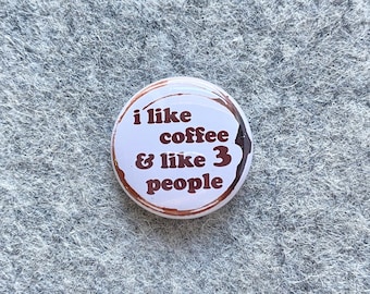 Fridge magnet for kitchen coffee magnetic button gift for coffee lover pin with funny saying pinback badge for bookbag crossbody strap