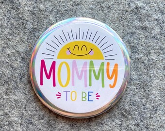 Happy Sun rainbow shower pins  Personalized Sunshine Pin You are my sunshine custom text buttons for family events name tags