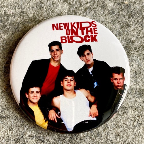 Vintage New Kids on the Block Pin on Original Card NKOTB - Etsy