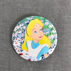 TRADING BOOK FOR DISNEY PINS Alice In Wonderland With Flowers PIN BAG