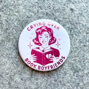 Book pinback button pin about reading badge for bookbag Sayings pin Small Gift for readers book bag button fridge magnet book lover keychain