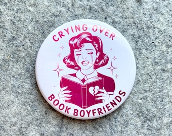 Book pinback button pin about reading badge for bookbag Sayings pin Small Gift for readers book bag button fridge magnet book lover keychain