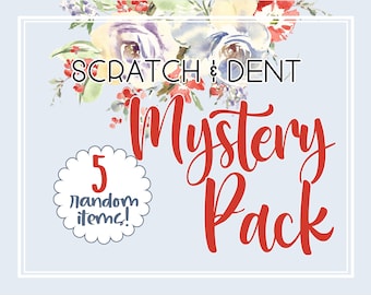 Mystery Pin Pack | Blemished overstock bundle | Assorted grab bag | Random surprise pack with assorted buttons | Happy mail pack gift