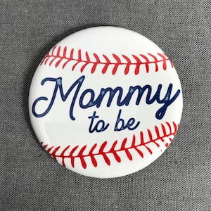 Baseball Baby shower Pins | Family name Badges | Mommy to be pin | Baseball Birthday | T-Ball Team badges | Groomsman gift bottle openers