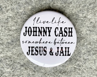 Johnny Cash Pins  Music icon bottle opener keychain Music Legend pin magnet compact mirror vintage music fan gifts and accessories