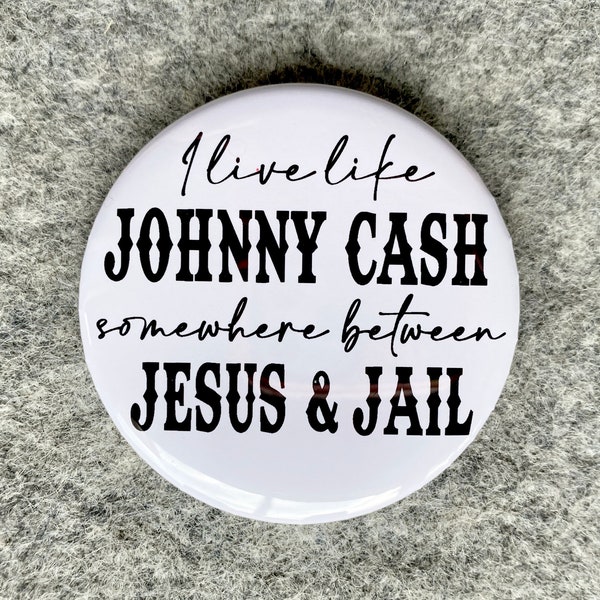 Johnny Cash Pins  Music icon bottle opener keychain Music Legend pin magnet compact mirror vintage music fan gifts and accessories