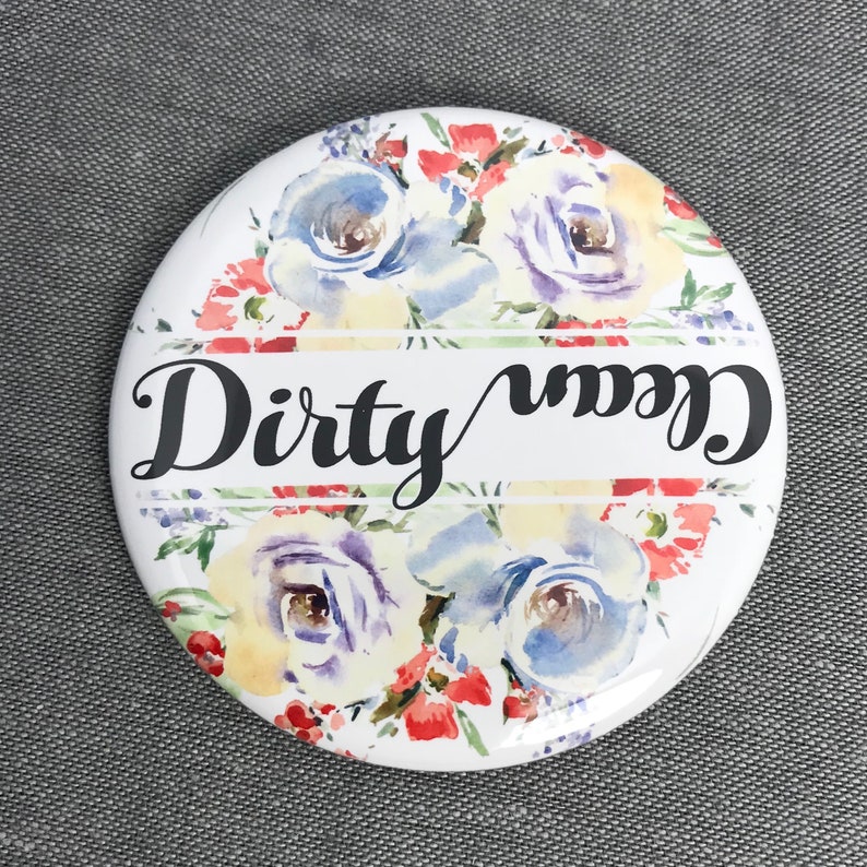 Dirty/Clean dishwasher Retro 50s inspired kitchen Etsy