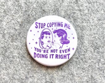 pinback button with funny saying badge for Bookbag strap purse pin gift idea for happy mail flat button lanyard flair swag with cute saying