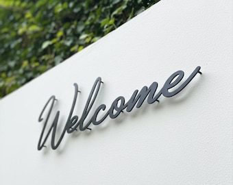 Modern Floating Letters Sign, Stainless Steel 3D Business Logo, Outdoor and Indoor Wall Mounted Signage