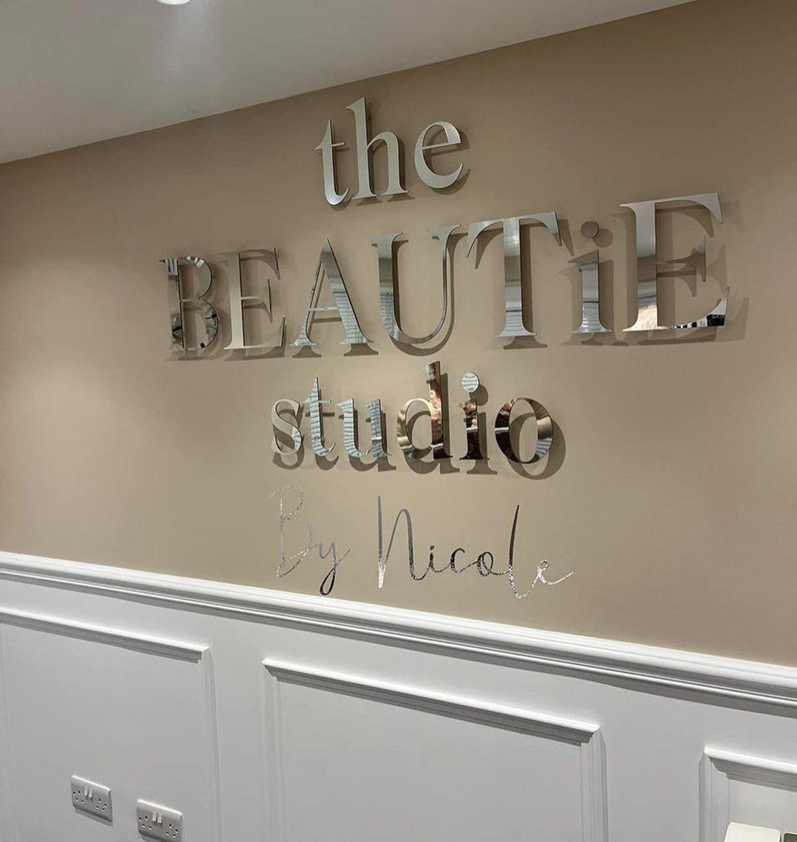 Custom Business Signs, Floating Sign, Raised Metal Letters, Laser Cut ...