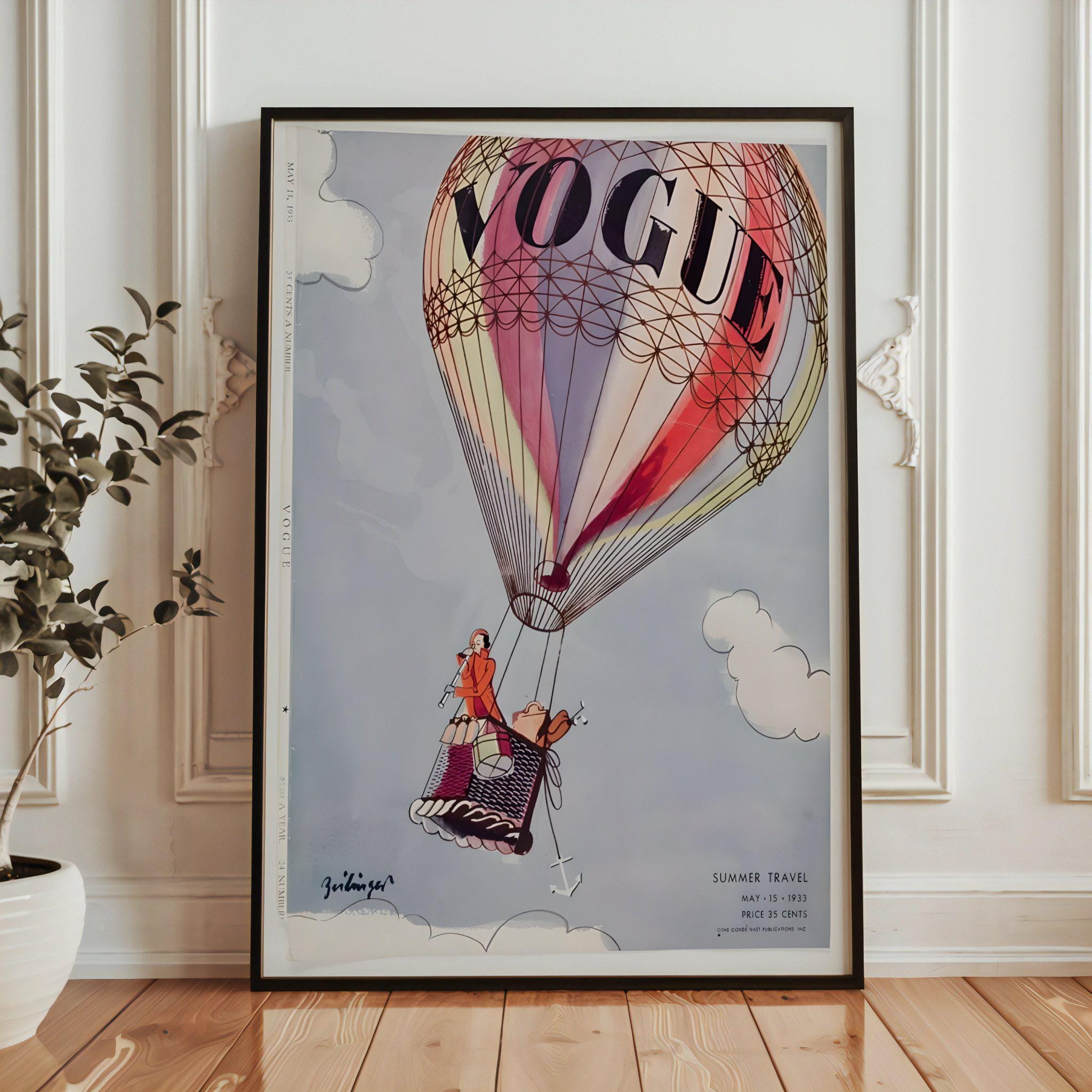 Vintage vogue poster - Etsy 日本