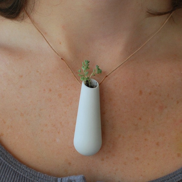 A Wearable Planter, No. 2, Handpainted