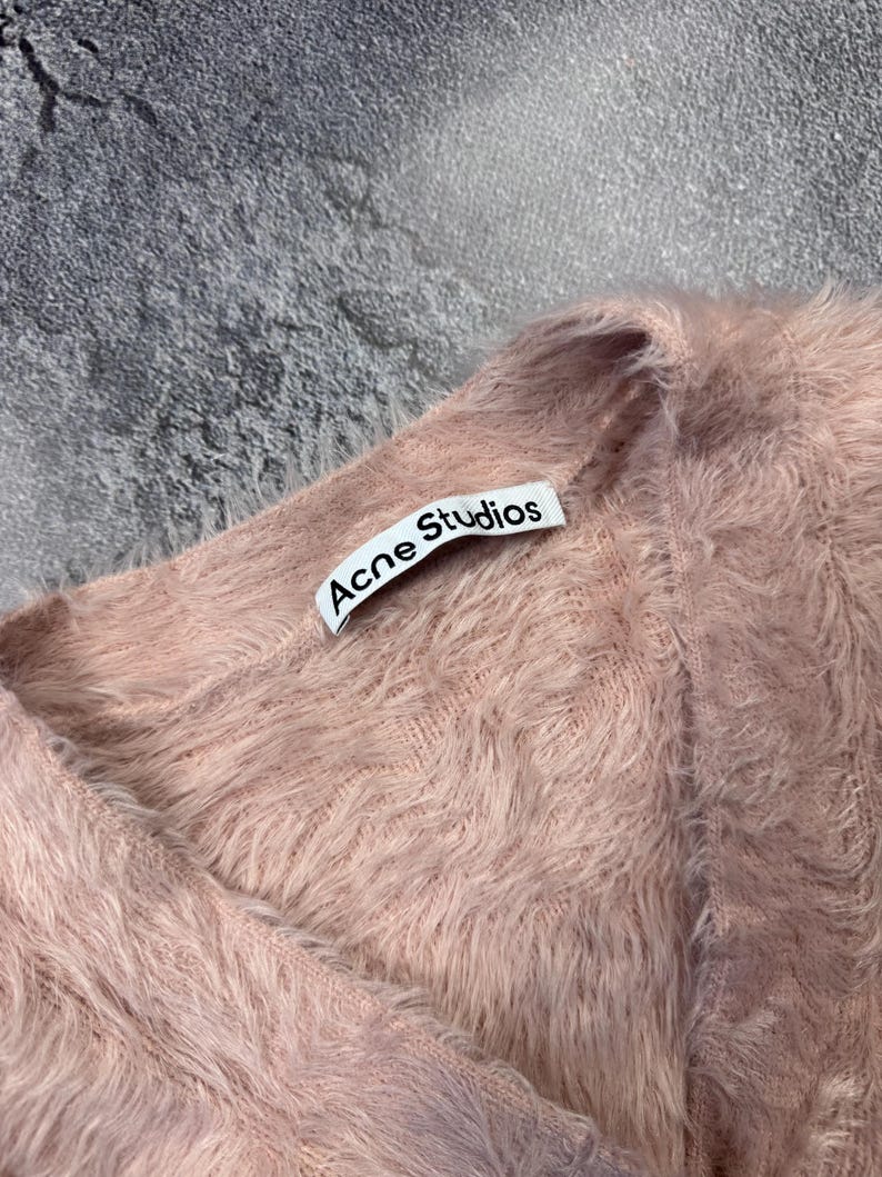 Acne Studios Raschig Stickad Kofta bild 2