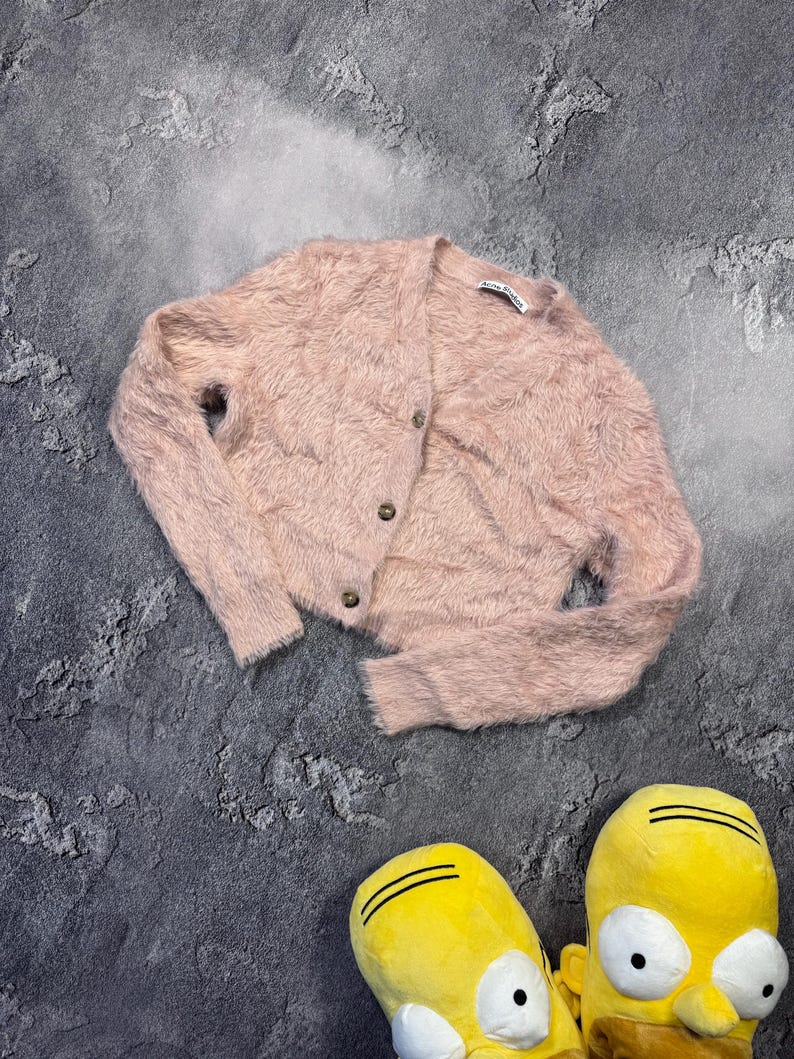 Acne Studios Raschig Stickad Kofta bild 1