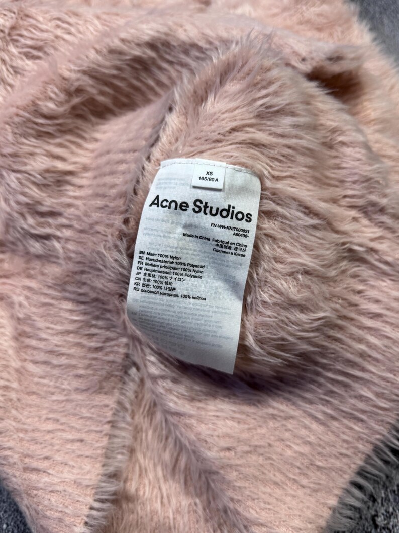 Acne Studios Raschig Stickad Kofta bild 5