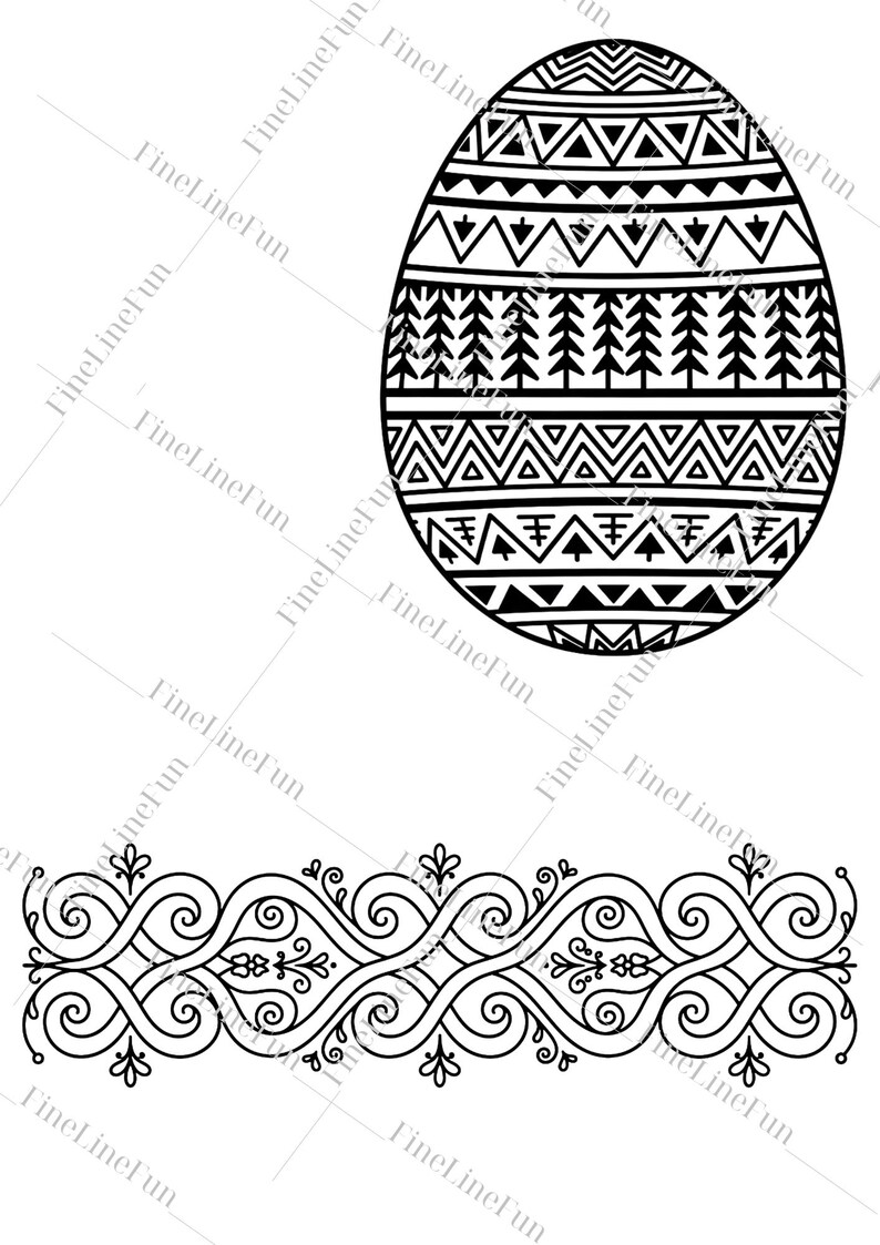 Pysanky Clipart Bundle PNG | 28 Ukrainian Easter Egg Folk Art ...